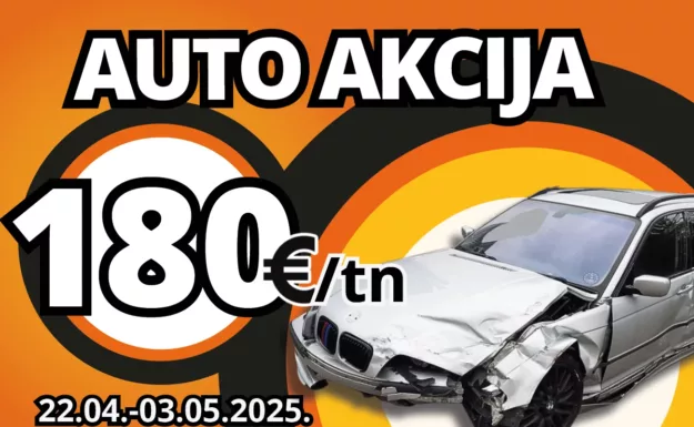Auto akcijas baneris 2025 Maijs